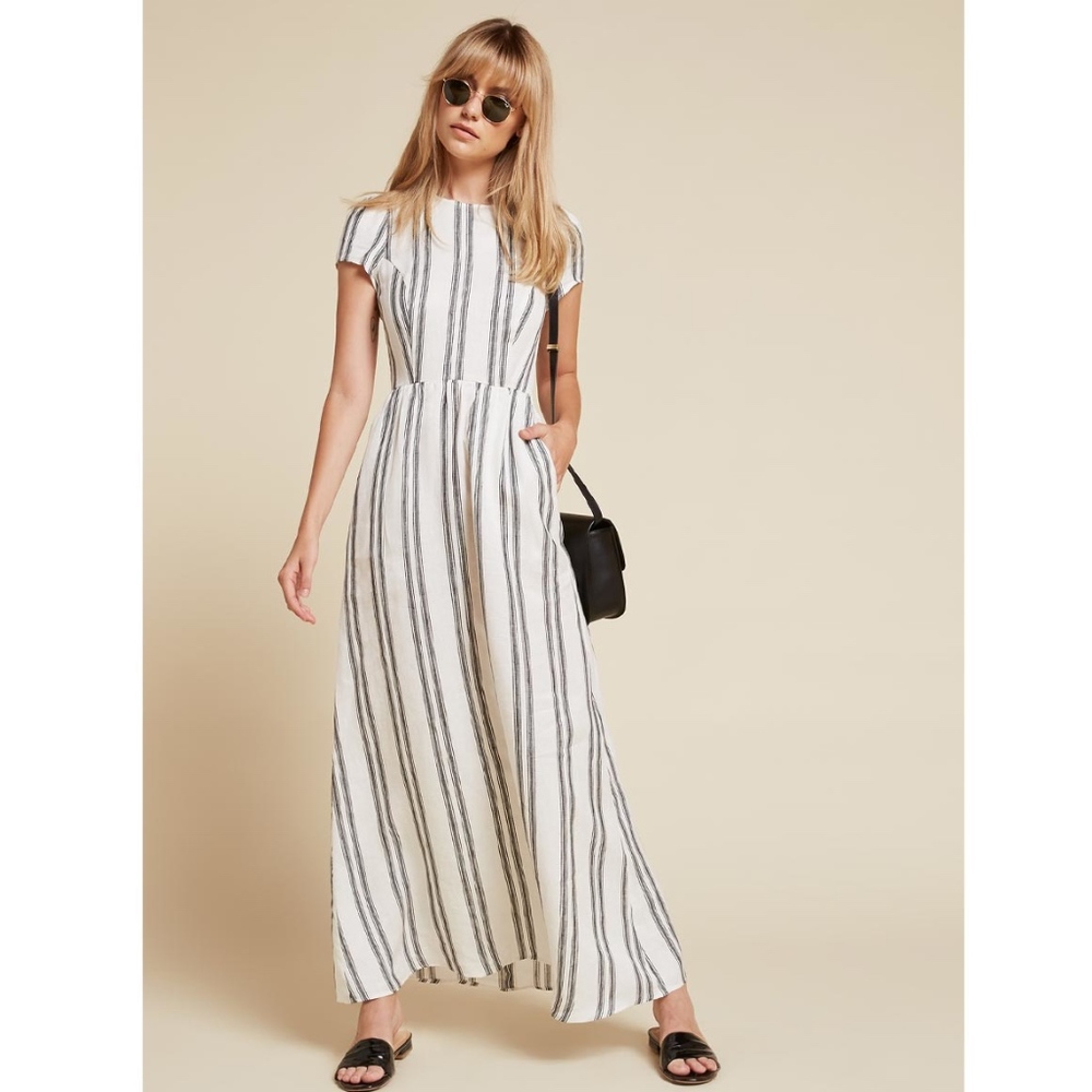 The Reformation Cornelia Linen Dress